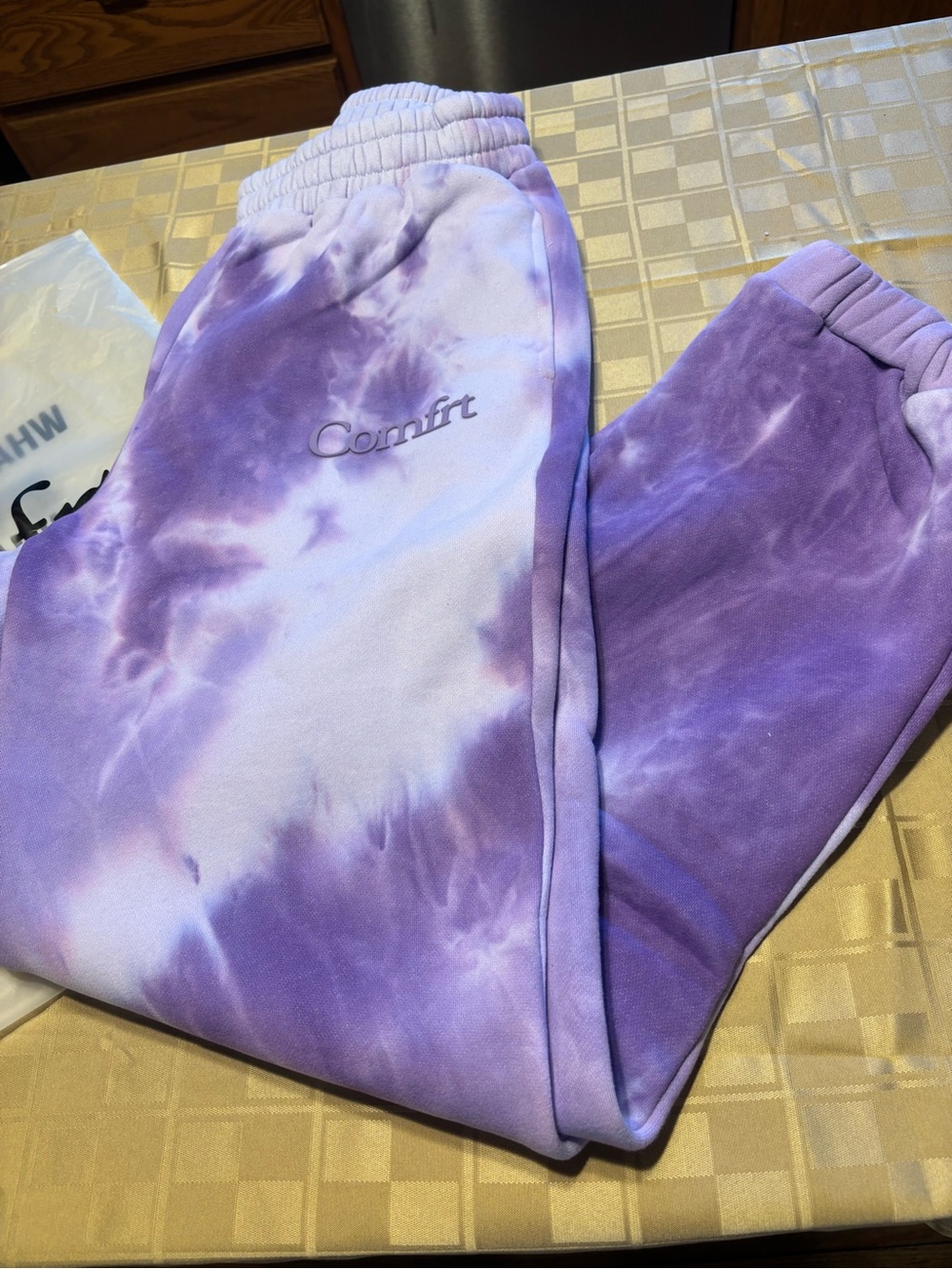 Comfrt Lavender Cloud Minimalist Sweatpants - Lavender/Purple S